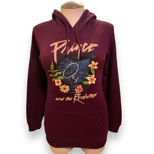 Torrid 3 (3X 22/24) Prince Purple Cozy‎ Fleece Pullover Hoodie Sweatshirt Rock